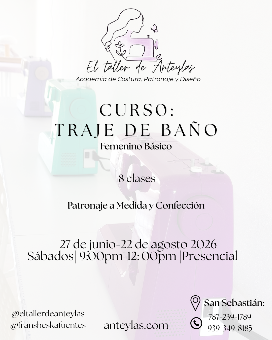 Traje de Baño Básico Femenino: Patronaje a Medida y Confección