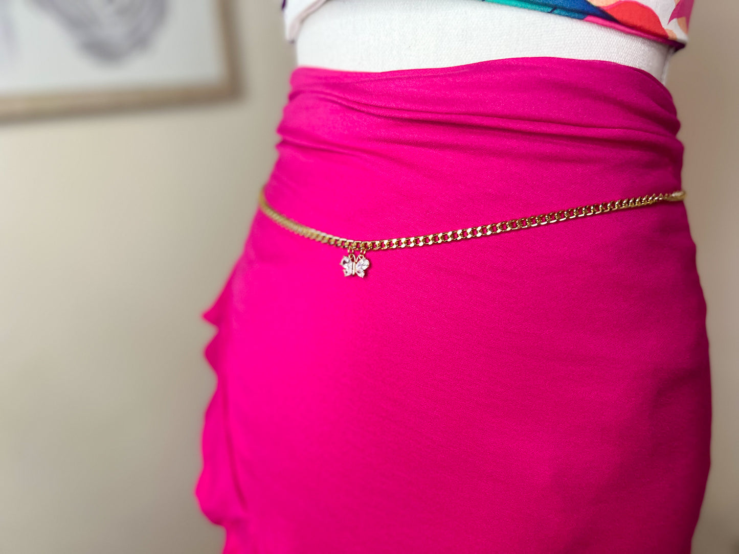 Love Butterfly Body Chain