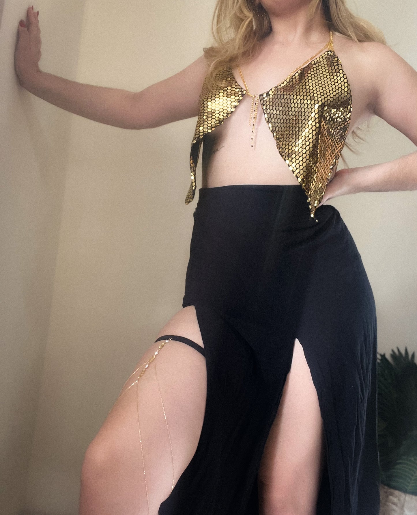 Venus 18k Body Jewerly Leg Chain