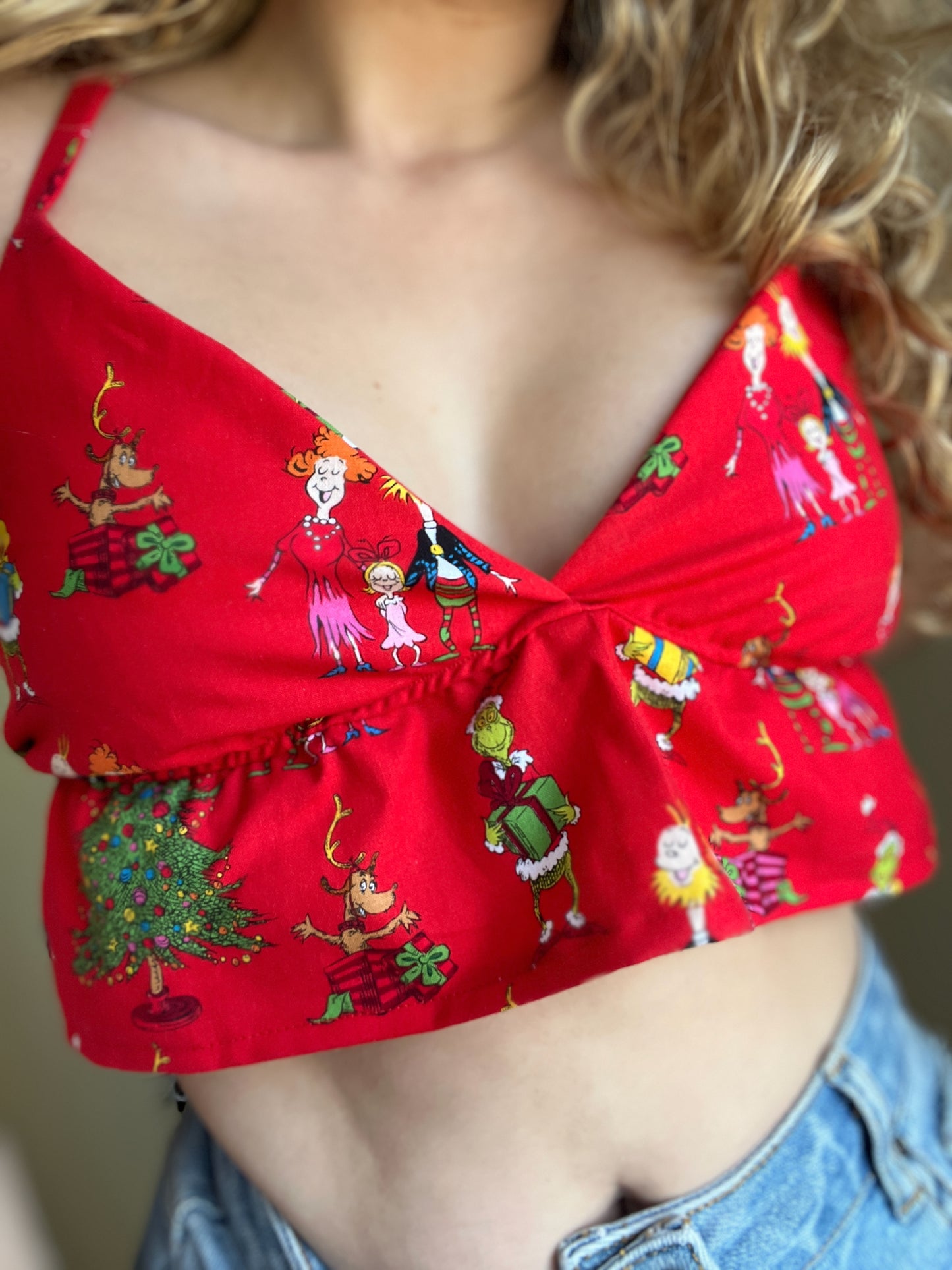 El Grinch Crop Top