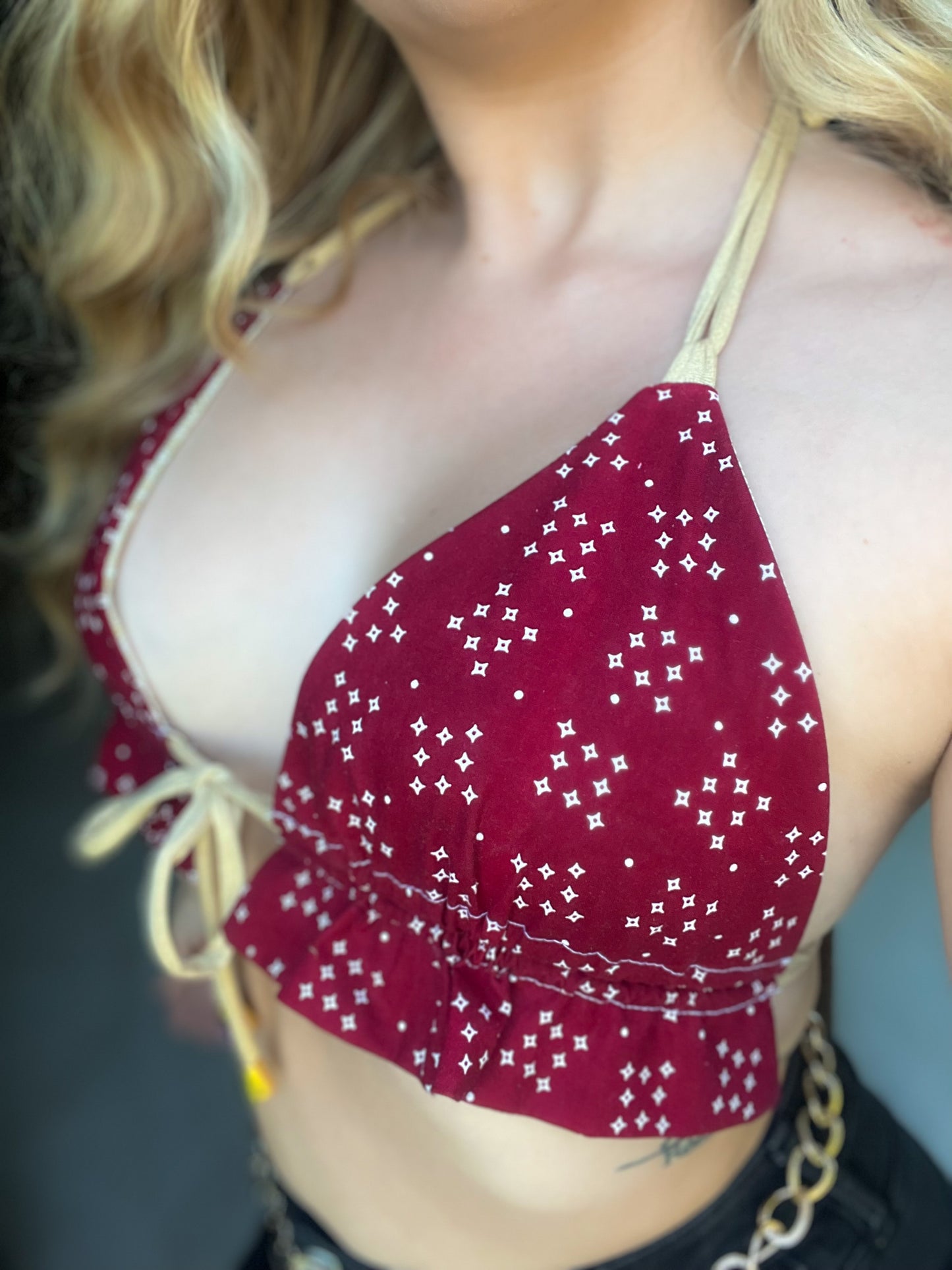Idalia Holiday Reversible Top