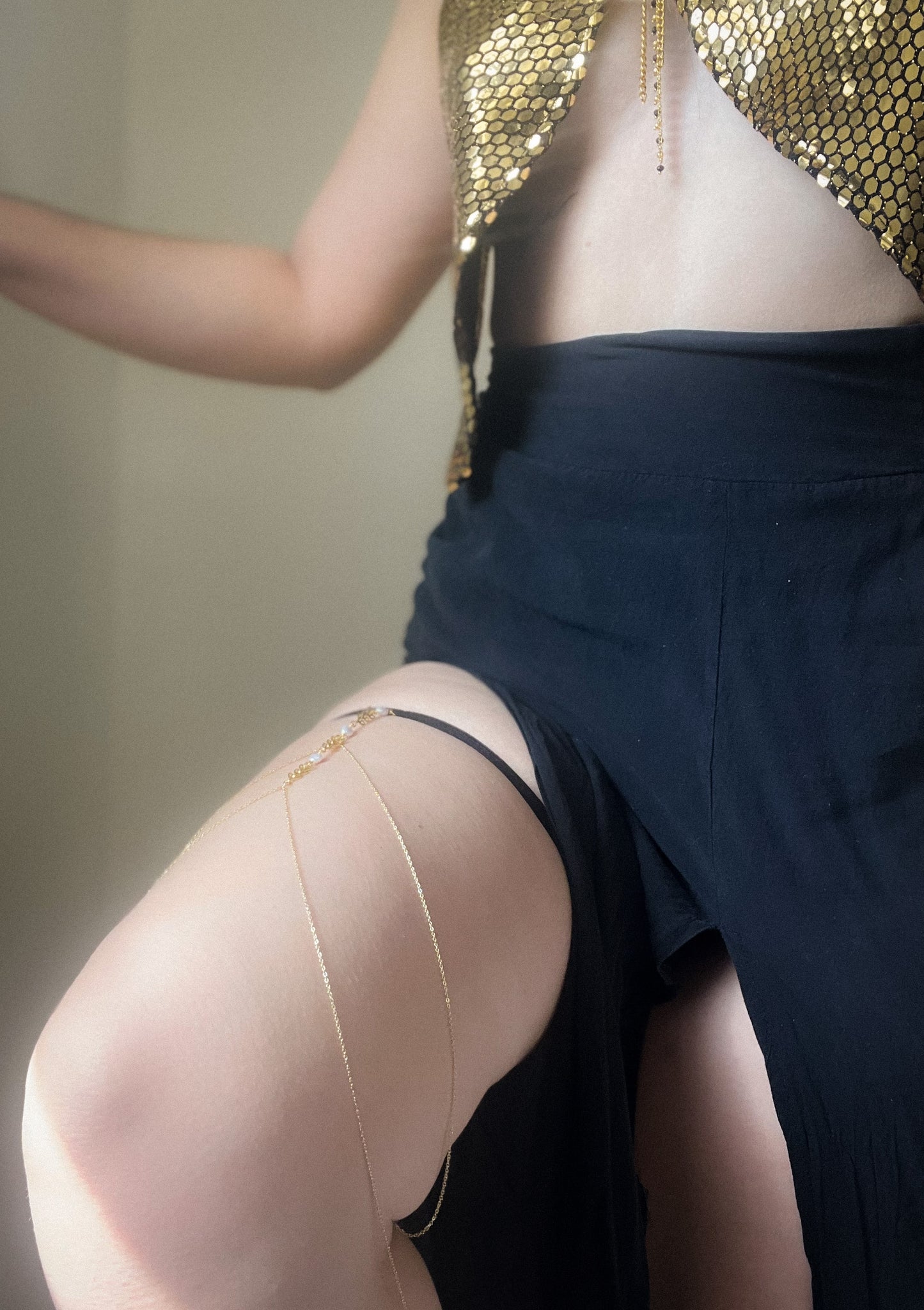 Venus 18k Body Jewerly Leg Chain