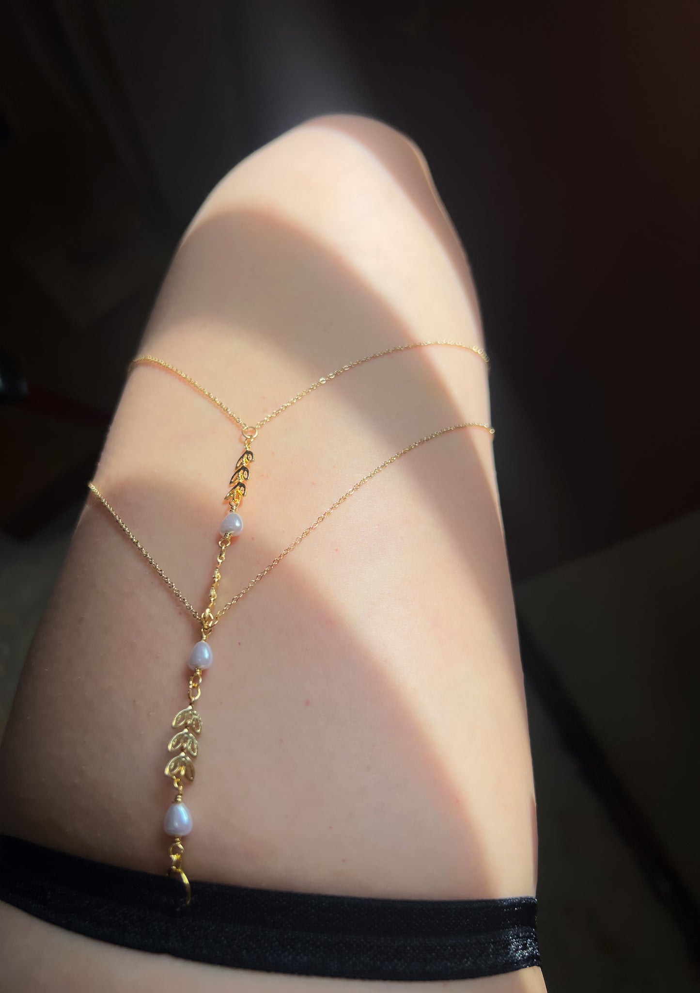 Venus 18k Body Jewerly Leg Chain