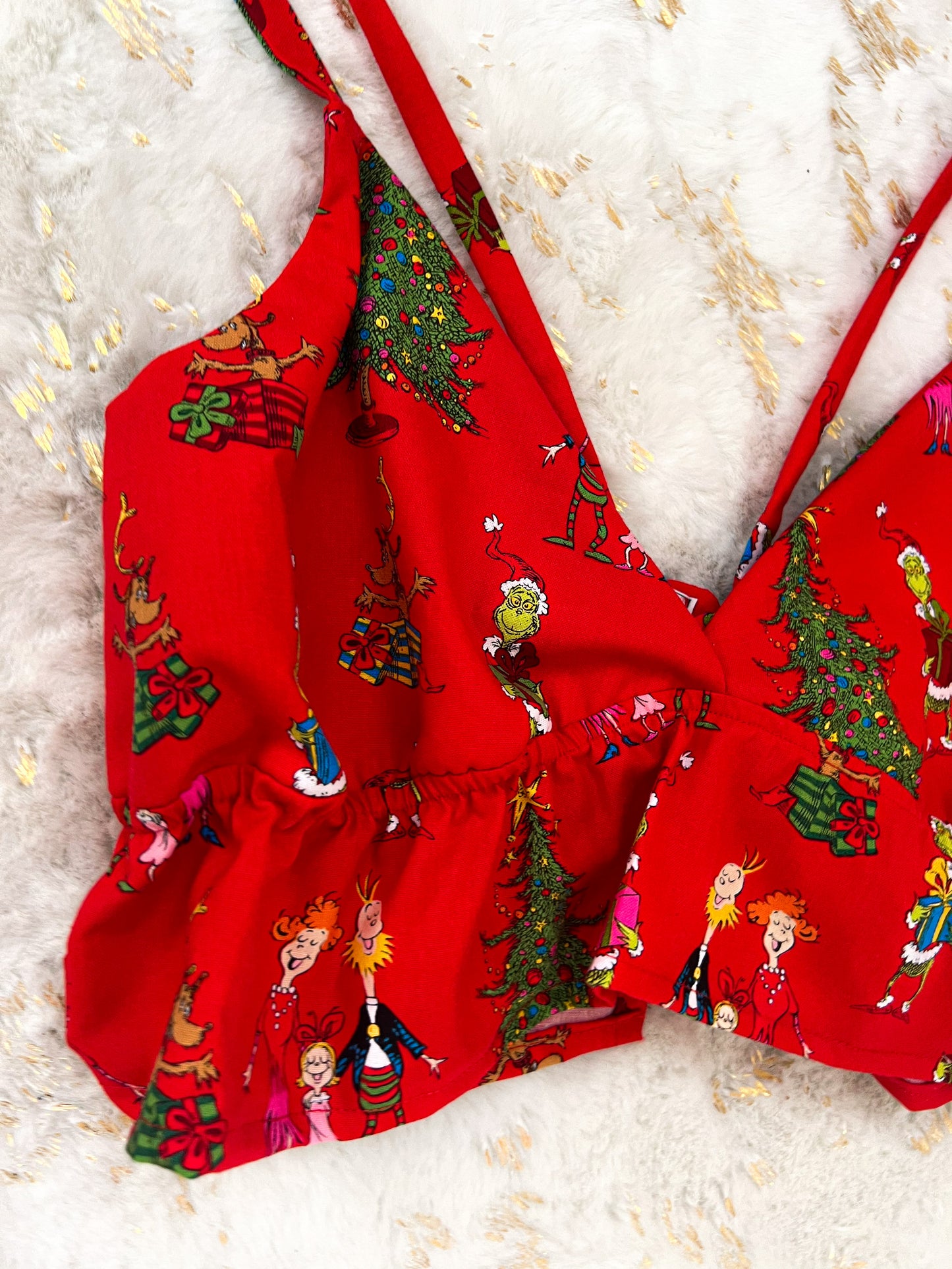 El Grinch Crop Top