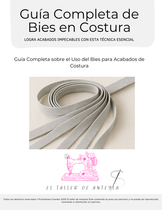 Guia completa de Bies en Costura: Uso del Bies para perfectos acabados