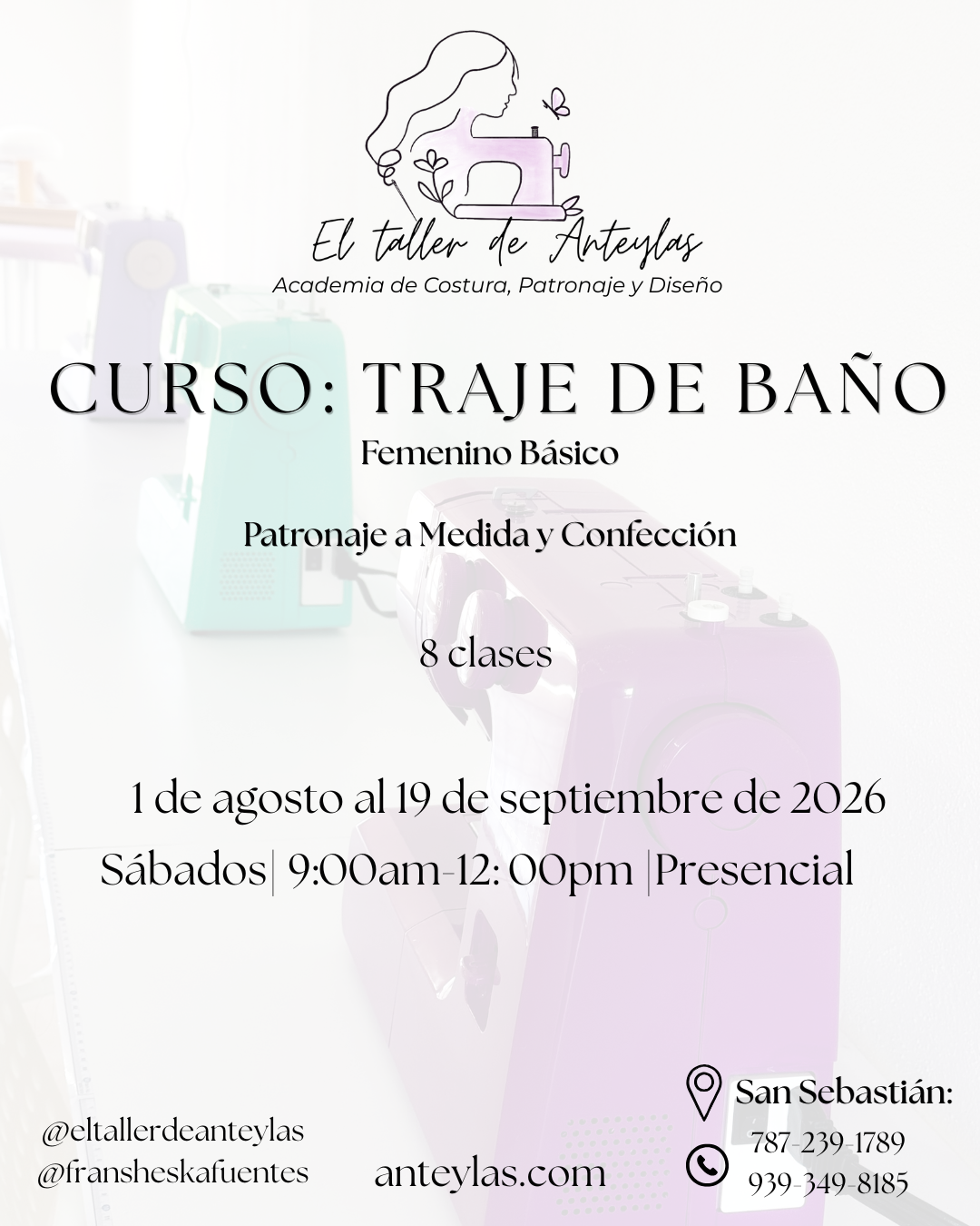Traje de Baño Básico Femenino: Patronaje a Medida y Confección